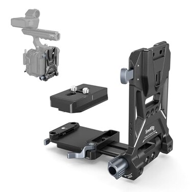 SMALLRIG Foldable V Mount Battery Plate with Quick Release Plate for Arca