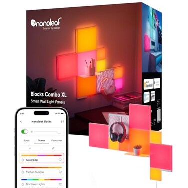 Nanoleaf Blocks Smart LED Wall Light Panels, Combo 10PK