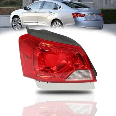 WFLNHB Left Side Tail Light Assembly Replacement for Impala 2014-2020 Driver Side Rear Brake Lamp 84527172 GM2804116