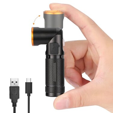 EverBrite 600LM Rechargeable EDC Flashlight with Swivel Head