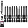 WORKPRO 10PCS Slotted Phillips Screwdriver Bit Set, Magnetic 1/4" Hex Shank