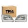TRQ 2 Piece Headlight Assembly Set DriverPassenger Side