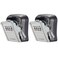 Puroma 2 Key Lock Box Combo Wall-Mounted Storage Safe Lockbox Home Office