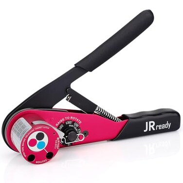 JRready ACT-DT1 Turret Deutsch Crimp Tool, for Size 12/16/20 Solid Contacts