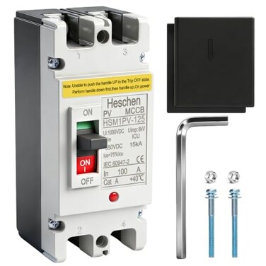 Heschen Battery Disconnect Switch 100A 550V DC Solar Circuit Breaker