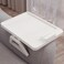 Danfoxer Couch Arm Tray with 360°Phone,Bamboo Folding Sofa Tray,Sofa Armrest Trays Clip-On Couch Desk for Drinks,Snacks,Phone,Remote Control（White