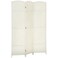 HOMCOM 3 Panel Room Divider 6 Ft Privacy Screen Hand-Woven White