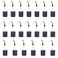 MARSTEK 20 Pack N257540 Replacement Electric Motor Carbon Brushes Compatible with Dewalt Angle Grinder DWE402 DWE4214