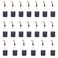 MARSTEK 20 Pack N257540 Replacement Electric Motor Carbon Brushes Compatible with Dewalt Angle Grinder DWE402 DWE4214