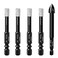 XIANFENGHU Dry Diamond Core Drill Bits Set, 1/4" Tile Hole Saws 5 PCS