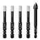 XIANFENGHU Dry Diamond Core Drill Bits Set, 1/4" Tile Hole Saws 5 PCS