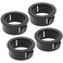 Cionyce Nylon Snap Bushing 1" Mounting Dia, Black, 50 Pcs