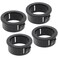 Cionyce Nylon Snap Bushing 1" Mounting Dia, Black, 50 Pcs