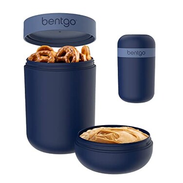 Bentgo Snack Cup, Leak-Proof Snack Container with Toppings Compartment