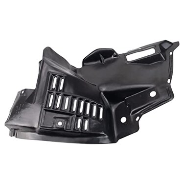TRQ Front Right Forward Inner Fender Liner Black Passenger Side