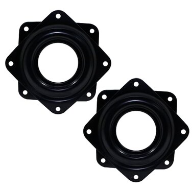 suiwotin 2pcs 3" Square Lazy Susan Turntable Heavy Duty Hardware