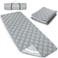 Moonsea Cot Mattress Topper Pad Quilted Grey, 75"x30" Inch