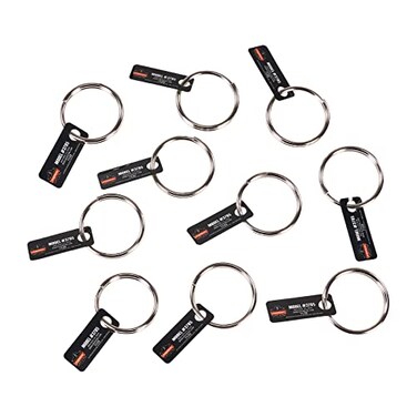 Ergodyne Squids 3785 Tool Tethering Split Ring Tool Attachment, 1.5" Diameter