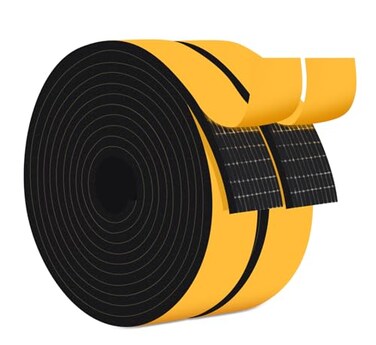 Trisiki Wide Foam Seal Tape, Blocks Drafts, Strong Adhesive, Easy Install