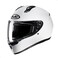 HJC C10 Solid Full Face Motorcycle Helmet (White, X-Large