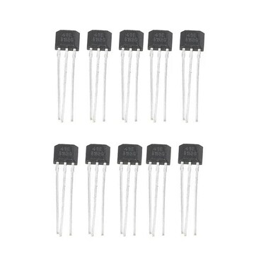 Seadiquiet 10Pcs Hall Element 49E Oh49E Ss49E Linear Sensor Hall Sensor Industrial Electrical