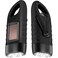 Leelosp 2 Pcs Hand Crank Solar Flashlight Emergency LED,Black