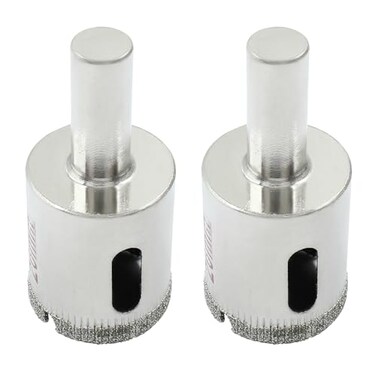 Luomorgo 2Pcs 26mm Diamond Hole Saw Diamond Drill Bits