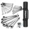 DURATECH Flex Head Ratcheting Wrench Set, 22-piece, MetricSAE