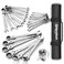 DURATECH Flex Head Ratcheting Wrench Set, 22-piece, MetricSAE