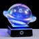Qianwei 3D Solar System Model Galaxy Crystal Ball Astronomy Gift Room Decor