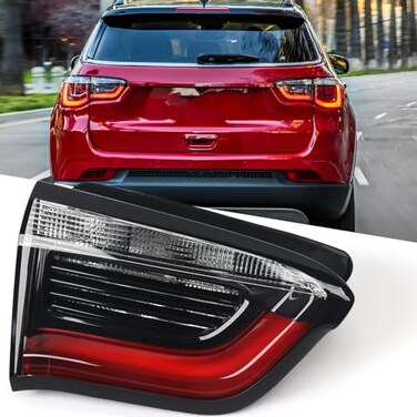 Huray Left Inner Tail Light Fit for Jeep Compass 2017-2021 LH