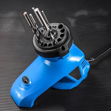 MDPSDS Drill Bit Sharpener, Electric Drill Bit Sharpener For All Bits(1/8''- 15/32'', Twist Drill Bit Sharpener Grinder, Portable Home Use Drill Bit Sharpener Machine, 130° Standard Drill Bits