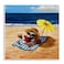 Stupell Industries 'Bird Sunbathing Reading Beach'Wall Plaque Art