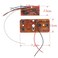 Jowxsx 2Pcs 27mhz Four-Way Remote Control Board Two-Way RC Transmitter and Receiver Toy Car Robot Model Accessories,DIY Toys Projects Four-Way Remote Control Remote and App Controlled Vehicles Accesso