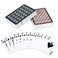 Teskyer Waterproof Plastic Playing Cards, 2 Decks, Regular Index