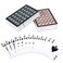 Teskyer Waterproof Plastic Playing Cards, 2 Decks, Regular Index