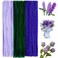 RSACCSKY 300 Pcs Thick Pipe Cleaners Bulk, PurpleGreen