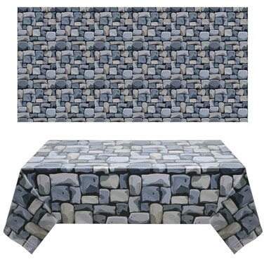 Chuangdi 2 Sheets 4.5 x 9 Feet Medieval Brick Stone Wall Backdrop, Trendy