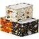 Boao 3 Pack Halloween Ghost Basket with Handles Collapsible