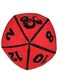 Northwest Hasbro DungeonsDragons Cloud Pillow, 11", Red D20 Dice