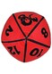 Northwest Hasbro DungeonsDragons Cloud Pillow, 11", Red D20 Dice
