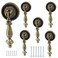 Bonsicoky 6PCS Antique Style Tear Drop Pulls, Bronze