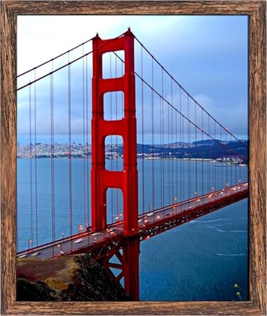 BESCRCL 16x20 Frames, Picture Frames for Wall, Single, Brown