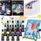 Nicpro 34PCS Kids Painting Set with Pattern Canvas for Beginner Students