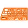 CYA 8353 Military Map Stencil - APP-6A Tactical 1:50,000 Scale Template
