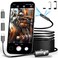 CARPDIM Dual Lens Endoscope Camera with Light Borescope Inspection Camera