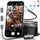 CARPDIM Dual Lens Endoscope Camera with Light Borescope Inspection Camera