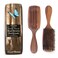 Desert Breeze Distributing Vented Boar Bristle Hair Brush for Blow Drying, Walnut, Made in Germany