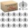 Flutesan 16pc Strong Round Mounting Magnet with Bolt, 1.65"-160lb-M6 Silver