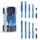 toolant Diamond Drill Bits Set 10PCS, Glass Drill Bits for Drilling Holes in Glass，Procelain,Ceramic and Tile, Tile Drill Bit with 1/4 Inch Quick Change Hex Shank,3/16"-3/8